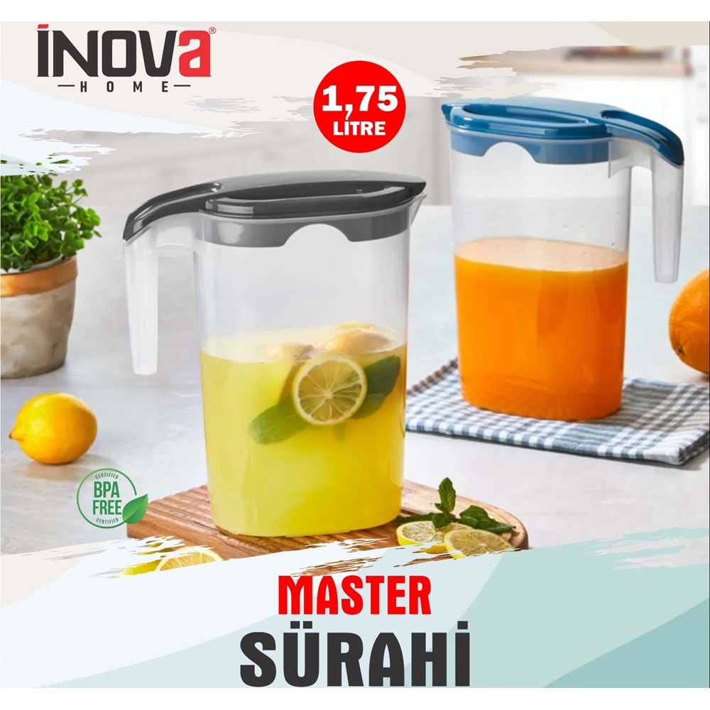İNOVA HOME MASTER SÜRAHİ 1,75 LT x24x İNV0018
