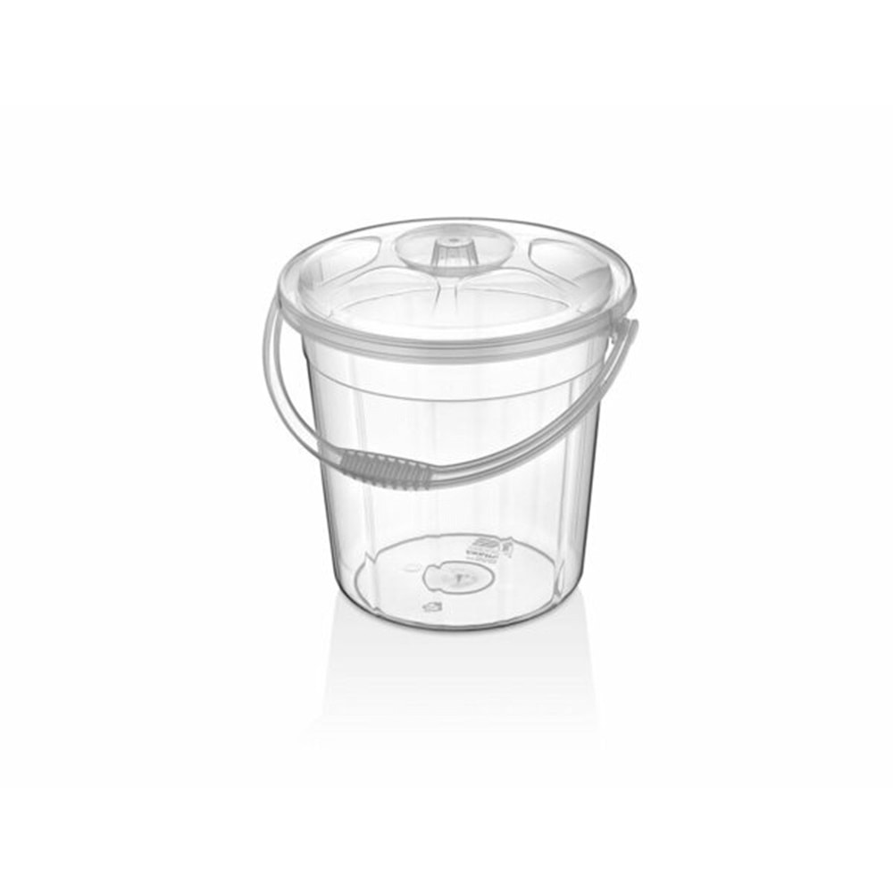 İNOVA HOME DAMLA 5 LT KOVA KAPAKLI ŞEFFAF x20x İNV0082